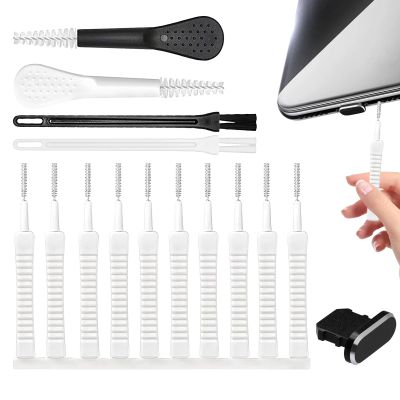 Charging Port Cleaner Kit - Mobile Phone Brush Tools, Dust Remover | Handy Set of Brushes and Picks Designed to Clean Earphone Jacks, USB Ports, Speaker Holes, and Device Openings Providing Easy