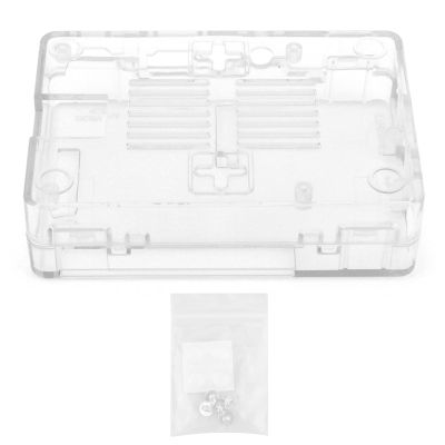 3B 3B Plus Protective Case Transparent ABS Material Cover Box with Cooling Fan Mount Wall Mountable Full Access to Controls Durable Scratch