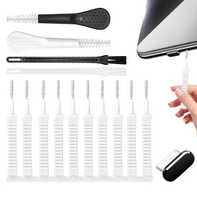 Cell Phone Cleaning Kit - Charging Port Cleaner, Headphone Jack Brush | Portable Mobile Dust Removal Tools Including Mini Brushes and Picks Designed to Remove Dirt and Debris from Phone Openings