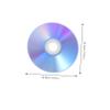 DIYEAH DIY Blank DVD CD Discs Writable Media for Music Creation Phone Recordings Empty Storage Box Included for Home Entertainment Systems Stable Data Preservation view 2