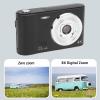 2.4 Inch Compact Digital Camera with 8X Zoom, 50MP Photo and 4K Video Recording for Home and School Adventures (No Memory Card) view 2