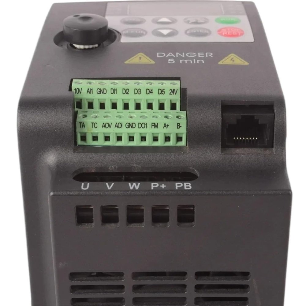 1pc Inverter 0.75KW1.5KW2.2KW Frequency Inverter 1P 3P 220V 380V Output Frequency Converter Variable Frequency Drive(310-380v,18.5KW)