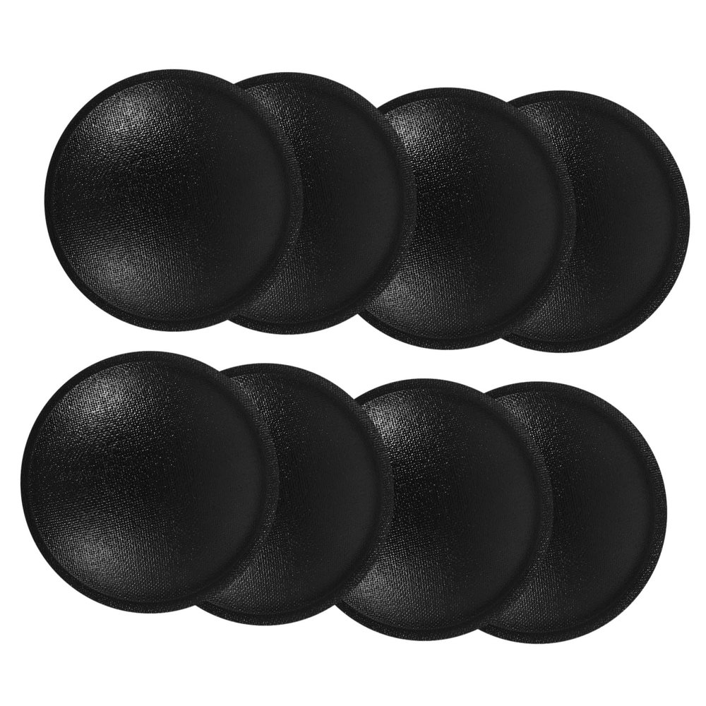 Toyvian 8pcs 45mm Speaker Dust Caps Sturdy Coil Cover Caps for Subwoofer Repair Black Protective Covers for Audio Speaker Maintenance