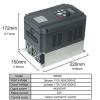 1pc 110V Variable Frequency Converter Motor Inverter VFD 0.4-7.5kw Single-Phase 110v Input Three-Phase 110 Output(3KW 110v) view 4
