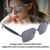 Keenso Smart Translation Glasses, 100 Languages Polarized Sunglasses with Mic and Speaker for Travel, Music, and Calls view 2