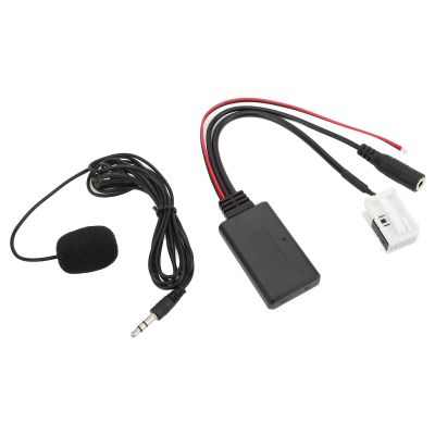 Keenso AUX in Cable Original Design for RCD310 RCD510 RNS510, Car Stereo Audio Adapter, Simple Installation, Material, Convenient for Using (with Microphone)