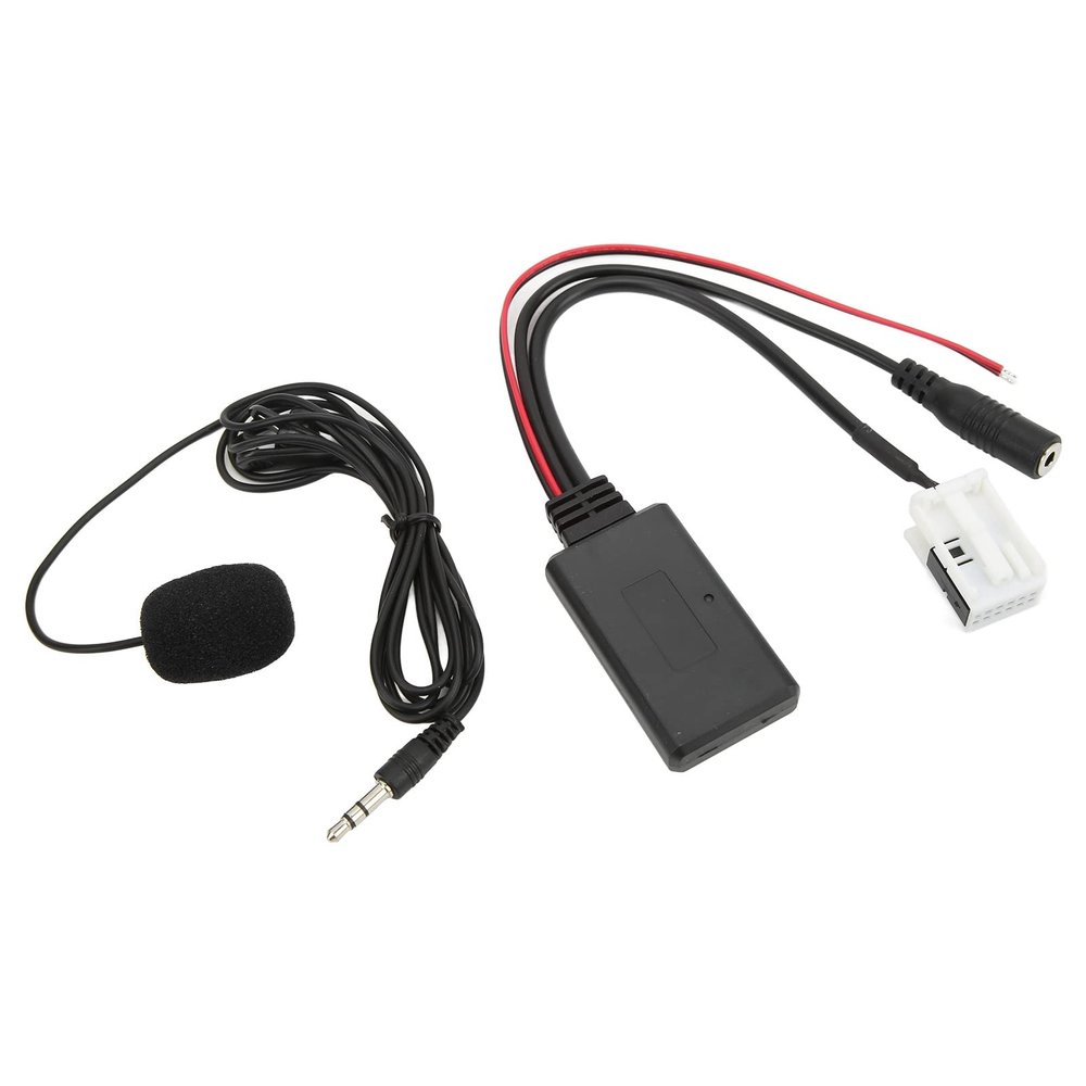 Keenso AUX in Cable Original Design for RCD310 RCD510 RNS510, Car Stereo Audio Adapter, Simple Installation, Material, Convenient for Using (with Microphone)