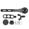 Pilipane Bike Computer Holder Integrated Handlebar Stem Carbon Fiber Aluminum Alloy Bicycle Computer Mount for CATEYE Bryton Baiyiteng IGPSPORT Blackbird Series view 1