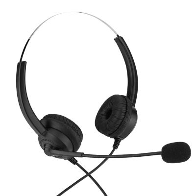 Keenso Noise Term Call Center Headset Lustless Sound Comfortable Wear Super Long Cable for Customer Service (2.5mm Elbow)