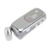 Sorandy Retractable Wireless Headset Headphone, Clamp/Holder on Earpiece Headset with LCD Digital Power Display, Stereo Earphone for Workout, Sports, Running, Trucker Driver (Electroplated Bright view 3