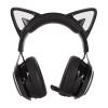 aqxreight Cat Ear Gaming Headset RGB Light Headpho with Retractable 120 Degree Rotatable Mic for Lap PCs Black Ferent Environments HeadsetCat Ear HeadsetCat Gaming Headset (Black) view 3