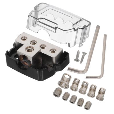 CHILDWEET 1Set Car Audio Power Splitter Distribution Block Easy Plug and Play Installation for Vehicle Sound System Upgrade Compatible with Various Car Models