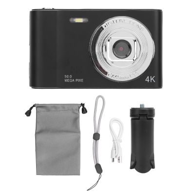 2.4 Inch Compact Digital Camera with 8X Zoom, 50MP Photo and 4K Video Recording for Home and School Adventures (64GB)