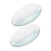 FELTECHELECTR 2pcs Double Convex Lens 30mm Diameter 50mm Focal Length Optical Glass for Physics Experiments and Educational Tools view 1