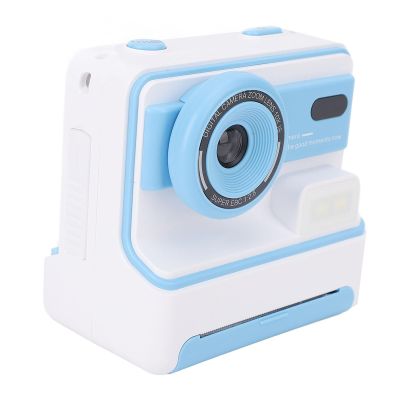 VELATEMOR Compact Small Camera, Funny Filter Frame 48MP Instant Print Camera for Outdoor (Light Blue)