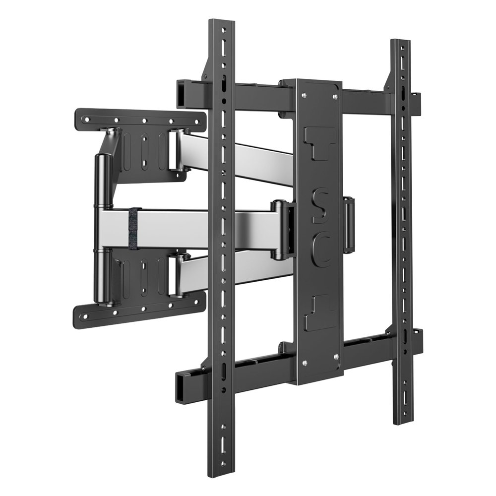 Corner TV Wall Mount for 65 75 77 85 86 inch TVs,Long Arm Full Motion TV Bracket for 50-90 inch Extension Articulating Arm Swivel and Tilt, Avoid outlets Hold 154lbsMax VESA 650x600.