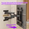 Corner TV Wall Mount for 65 75 77 85 86 inch TVs,Long Arm Full Motion TV Bracket for 50-90 inch Extension Articulating Arm Swivel and Tilt, Avoid outlets Hold 154lbsMax VESA 650x600. view 3