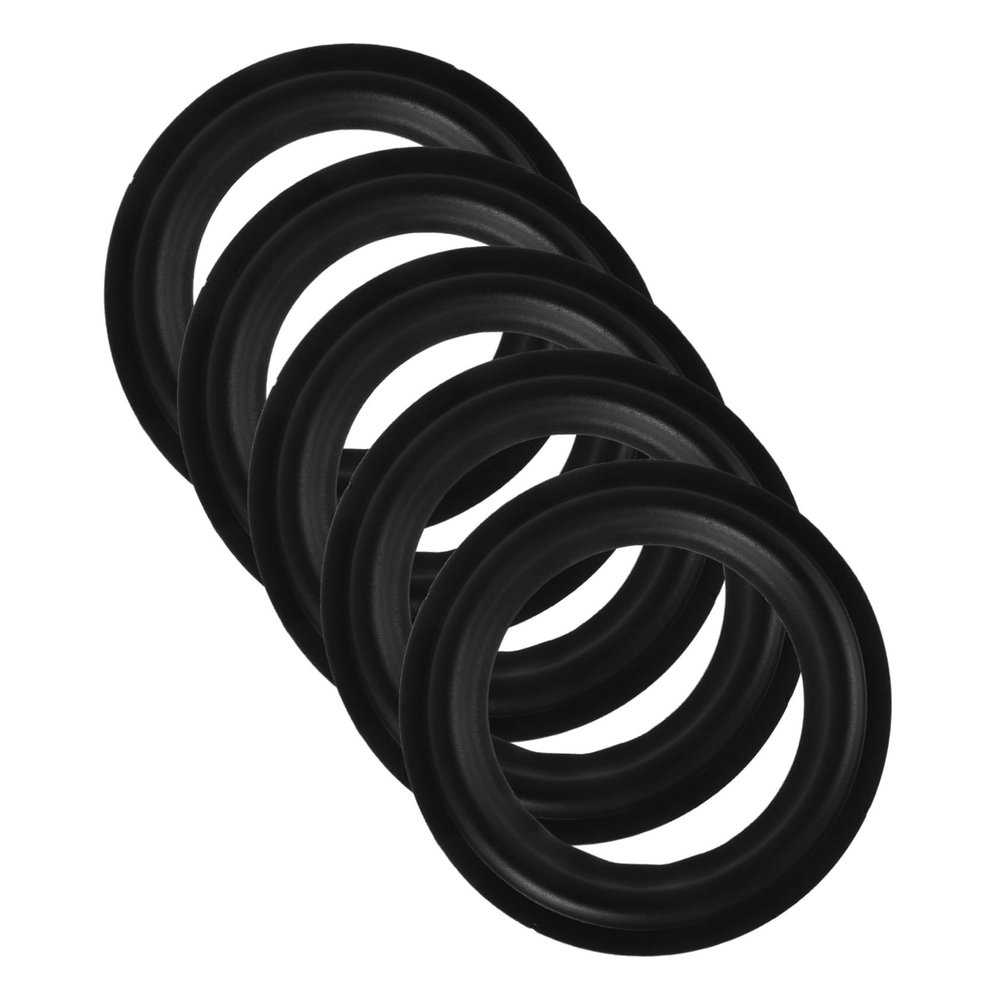 Abaodam 5pcs Speaker Surround Repair Rings Rubber Edge Rings for Easy Installation Improved Sound Clarity Reliable Performance for DIY and Professional Use