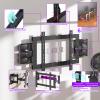 Heavy Duty Corner TV Wall Mount for 120 115 110 100 98 86 85 75 inch TVs.Ultra-Thin recessed wall Mount with Full Motion, Swivel, Tilt, Extension.MAX VESA 800x600mm, Holds 264 lbs. view 3