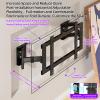 Heavy Duty Corner TV Wall Mount for 120 115 110 100 98 86 85 75 inch TVs.Ultra-Thin recessed wall Mount with Full Motion, Swivel, Tilt, Extension.MAX VESA 800x600mm, Holds 264 lbs. view 4