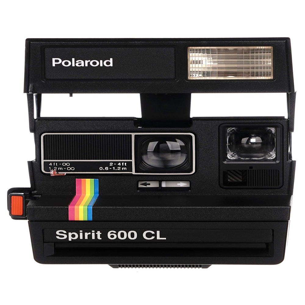 Polaroid Spirit 600CL Instant Camera  Vintage 600 Series | Refurbished Classic with Built-in Flash | Uses Polaroid 600 Film (Renewed)
