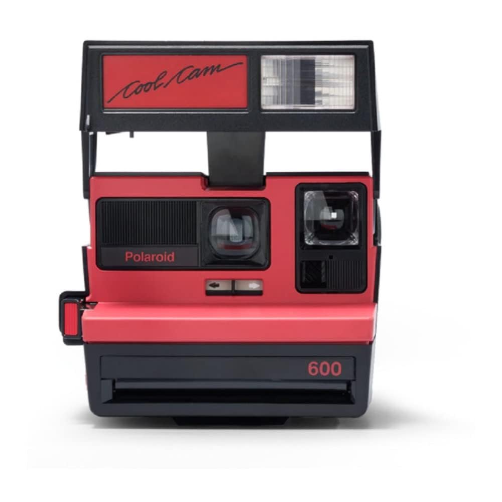 Polaroid 600 Cool Cam Instant Film Camera  Retro Red & Black  Vintage Refurbished  Compatible with 600 Film (Renewed)