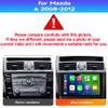 Radio for Mazda 6 2008-2012 Android 13 9" IPS Touch Screen, Car Stereo with CarPlay & Android Auto, GPS Navigation DSP SWC 5G WiFi Camera 4CORE 2+32GB view 2