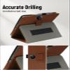 11.5" Case for TCL NXTPAPER 11 Plus Android Tablet (Model 9469X), PU Leather Folding Cover with Pen Holder and Wrist Strap, Business Travel Portable (Brown) view 3