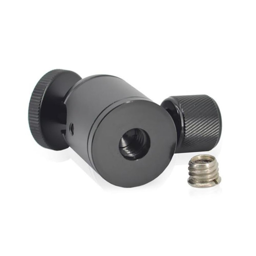 TEHAUX Photography Tripod Head with Screw Rotatable Light Bracket for Cameras and Smartphones Durable Design Compact for Easy Setup
