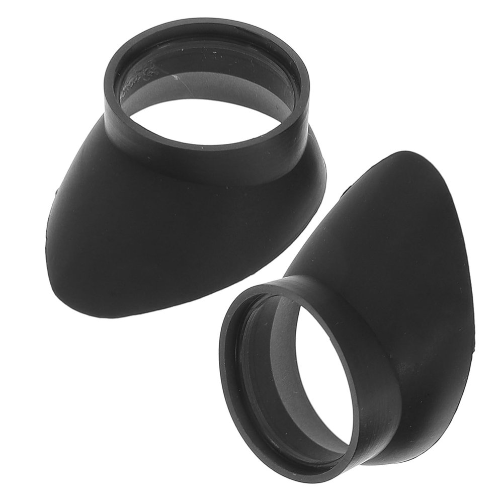 Homoyoyo 2pcs Microscope Accessory Eyepiece Lens Guard Cap Rubber Covers for Binoculars Telescope