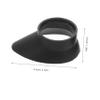 Homoyoyo 2pcs Microscope Accessory Eyepiece Lens Guard Cap Rubber Covers for Binoculars Telescope view 2