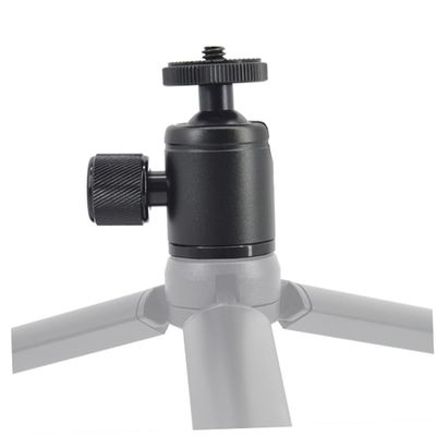 Angoily Photography Light Bracket with Rotating Head Screw Mount for Tripod Compatible with Cameras Camcorders LED Lights and More Black