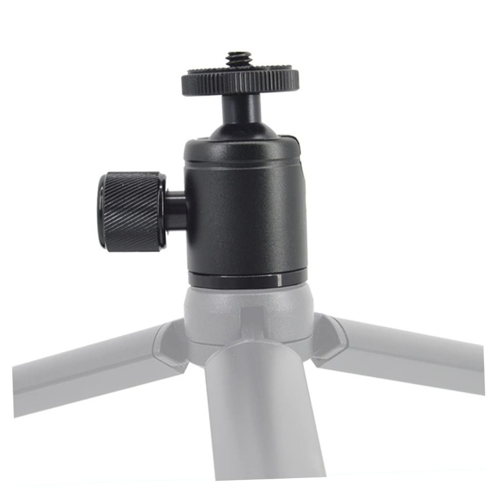 Angoily Photography Light Bracket with Rotating Head Screw Mount for Tripod Compatible with Cameras Camcorders LED Lights and More Black