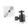Angoily Photography Light Bracket with Rotating Head Screw Mount for Tripod Compatible with Cameras Camcorders LED Lights and More Black view 3
