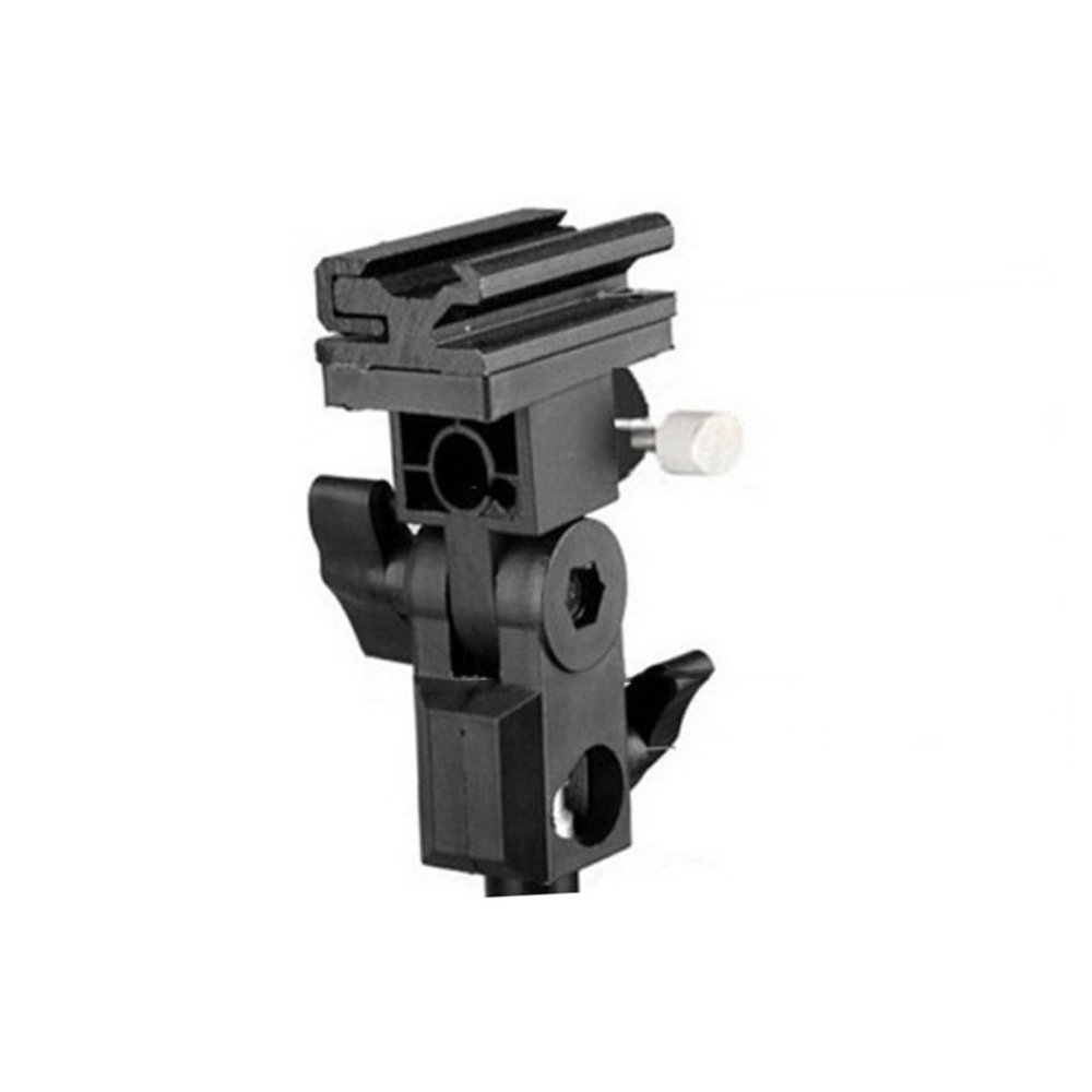 Angoily Camera Flash Bracket Mount for DSLR Adjustable Speedlight Holder Light Stand Sturdy Plastic Flash Stand Umbrella Holder for Photography