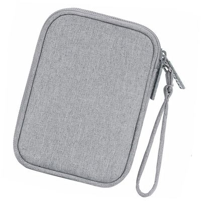 Mikinona 1Pc Earphone Handbag Multi Functional Data Cable Organizer Pouch for Travel Compact Storage Bag for Earphones Cords and Electronics Accessories Single Layer