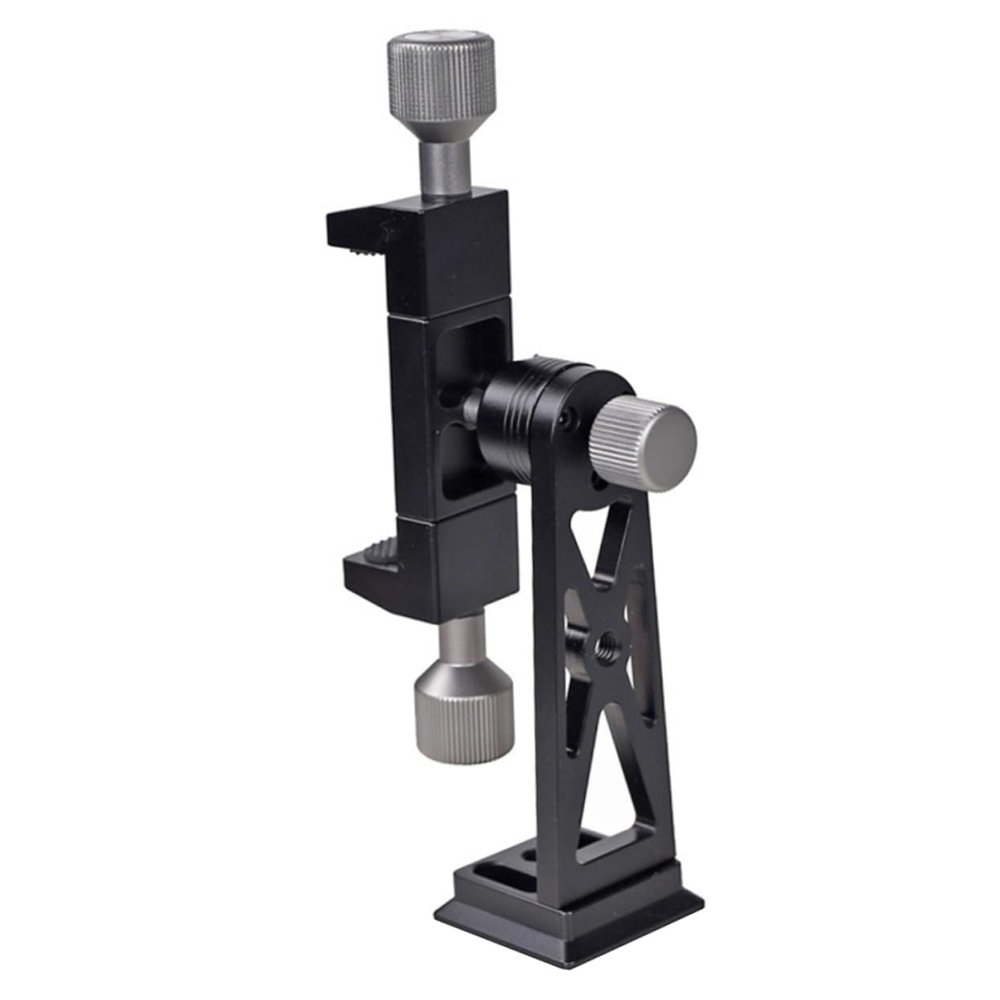 HOOTNEE Smartphone Tripod Mount Adapter for Live Streaming 360 Rotation Phone Clip with Cold Shoe Compatible with Cell Phones Adjustable Desktop Stand