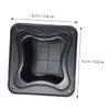 BIUDECO C-Shaped Speaker Cabinet Handle Recessed Plastic Handle for Stage Speakers Audio Supply Replacement Screws view 4