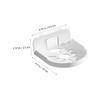 HOLIDYOYO Wall Mounted Webcam Stand No Drill Camera Shelf for Baby Monitors Security Camera Rack Adjustable Mounting Bracket for Indoor Use view 3