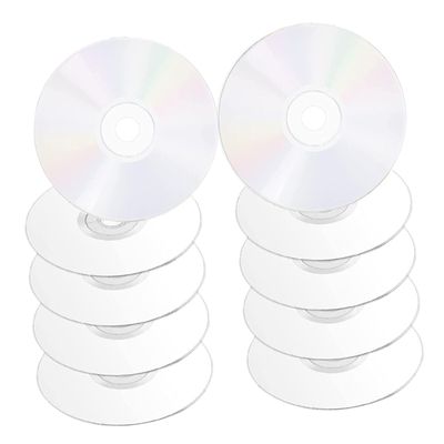 TEHAUX 10Pcs CD Discs for DIY Painting and Wall Decor Smooth Surface Blank Discs for Creative Artworks for Home and Shop Decoration