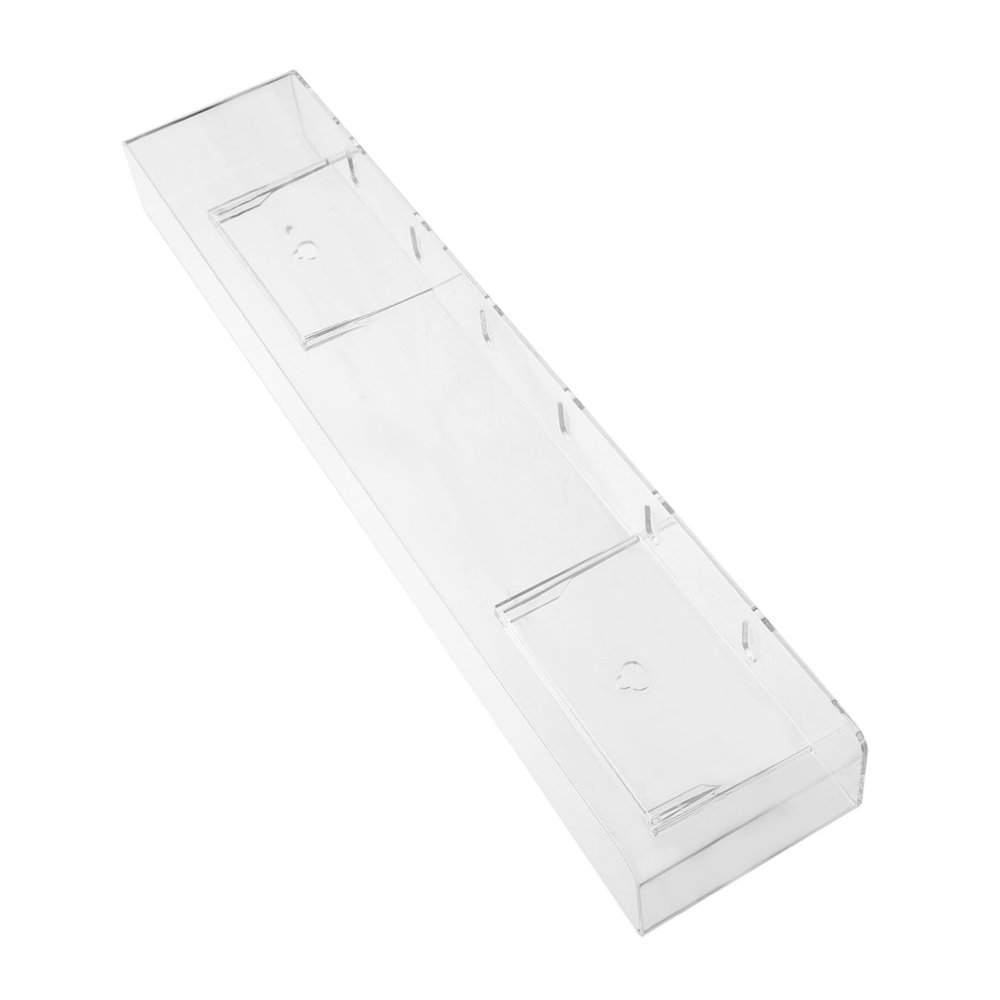 KONTONTY Acrylic CD Storage -Mounted Album Holder Single CD Display Stand for Home Bedroom and Retro Decor
