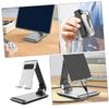 Angoily Adjustable Foldable Tablet Stand Holder Desktop Bracket for Phones Tablets Sturdy Support for Home Office Use Ergonomic Design with Dual Hinges for Height Angle view 2