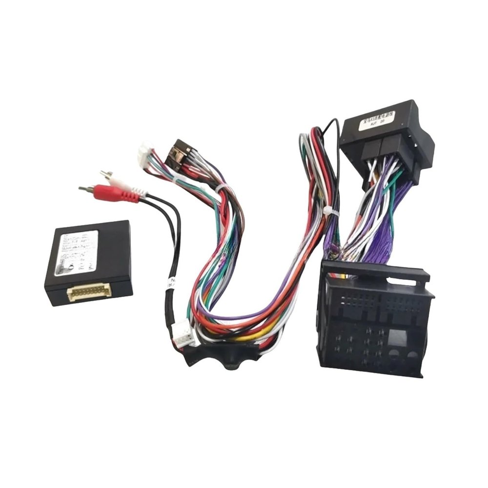 16 Pin Power Wiring Harness Cable Canbus Box Adaptor Decoder Compatible for BMW X3 /E83 2006-2010 Android Car Radio Stereo Car Accessories(Canbus with Cable)