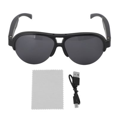 Zyyini Smart BT Sunglasses for Men Women, Open Dual Speakers and HD Mic, Touch Control, 6H Playback, with Magnetic Charging Design, for Outdoor Sport