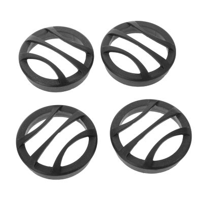 Gogogmee 4pcs Car Audio Mesh Cover Speaker Grill Mesh Guard for Tweeter Protection Fitment Plastic Material