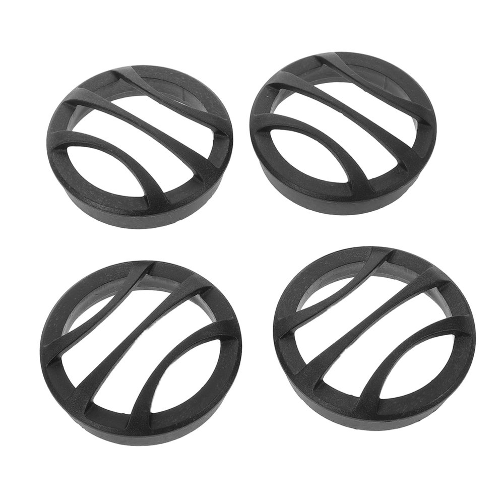Gogogmee 4pcs Car Audio Mesh Cover Speaker Grill Mesh Guard for Tweeter Protection Fitment Plastic Material