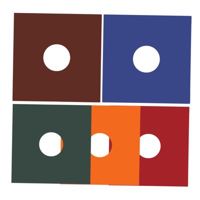 KOMBIUDA 5pcs Record Sleeves Outer Covers for Albums Protective Jackets and Enhance Longevity and Listening Experience