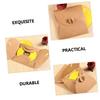 ELAYARD 50Pcs Kraft Paper Cd DVD Sleeves Storage Envelopes with Heart Button Scratch-Resistant Protective Kraft Paper Sleeves for Compact Discs and DVDs for Home and Cinema Media Organization view 2