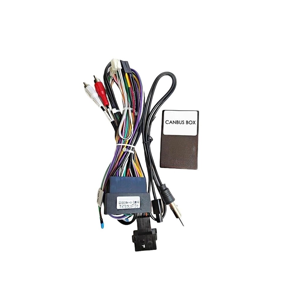 16pin Car Android Wiring Harness with Canbus Box Compatible for Mazda BT-50 BT50 Aftermarket Stereo Installation Wire Adapter