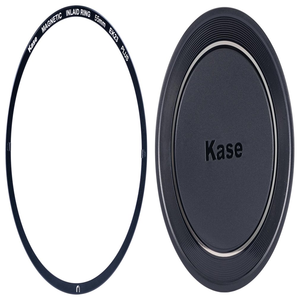 Kase Revolution Plus Magnetic Inlaid Adapter Set/Kit w Lens Cap Plus (55mm)